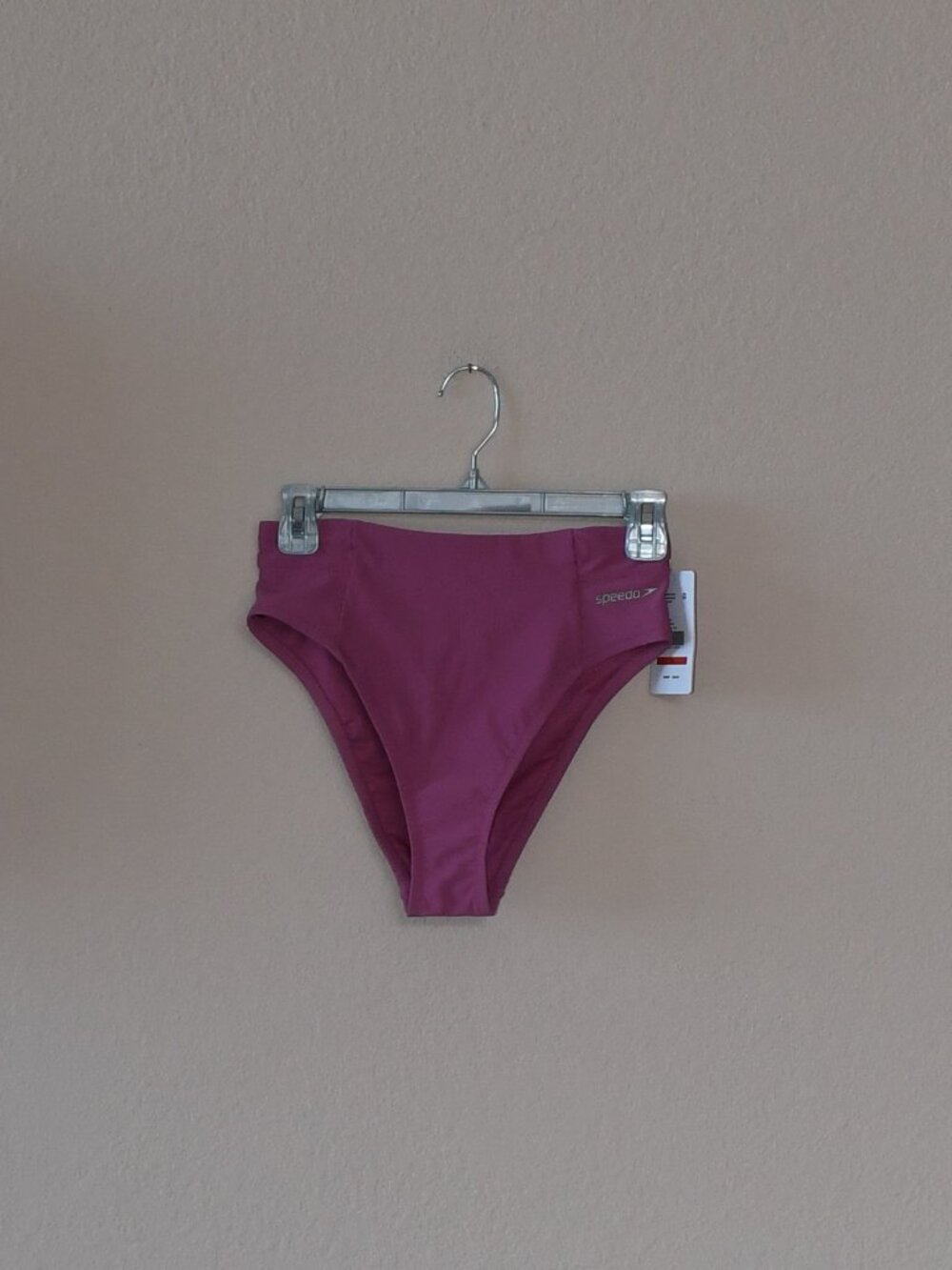 Speedo Women's Mauve Solid Classic Bikini Swim Bottoms Size X-Small $48 NWT